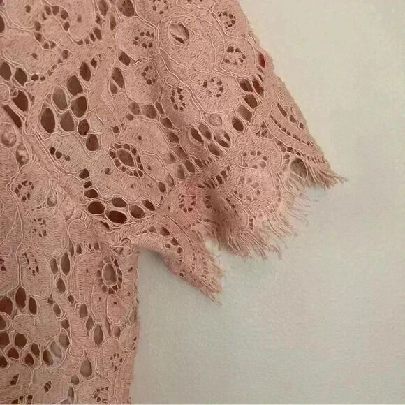 BB Dakota Women's Small Pink Lemonade Lace Dress NEW - Picture 2 of 6